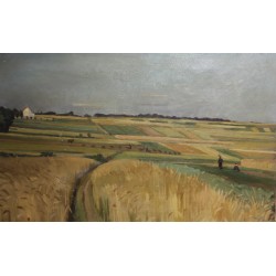 Tableau \"Champs de blé\" par KUNKLER