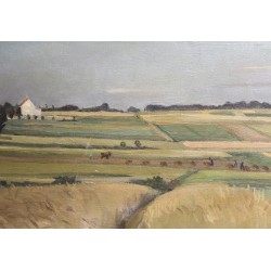 Tableau \"Champs de blé\" par KUNKLER