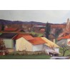 Tableau \"Chevrier\" signé R. GUIGNARD