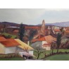Tableau \"Chevrier\" signé R. GUIGNARD