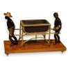 Jardinière style Directoire \"Porteurs noirs\"