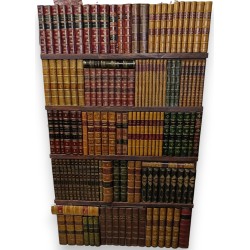 Panneau de faux livres moulés