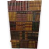 Panel of moulded faux books