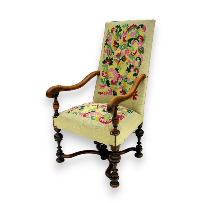 Louis XIII-style armchair. Available from  Moinat SA  - Antiques and home décor