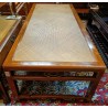  Table basse chinoise avec dessus en rotin sur  Moinat SA  - Antiquités décoration