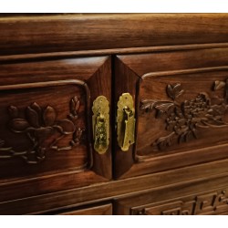 Buffet chinois à deux portes et deux tiroirs