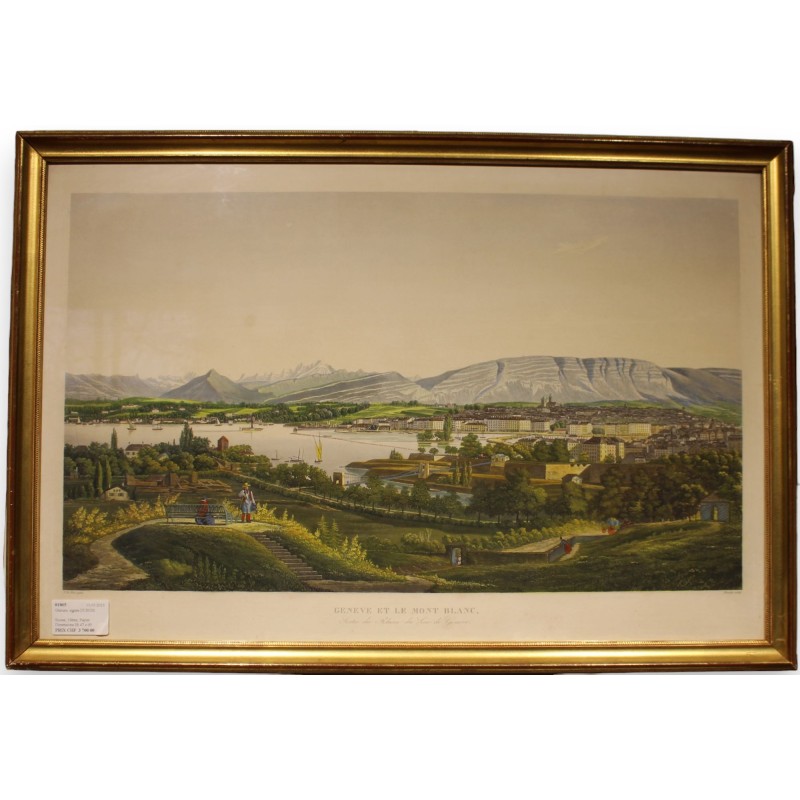 Engraving, signed DUBOIS.  by Moinat SA  – Antiques and decorative items –  Engravings, lithographs