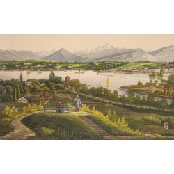 Engraving, signed DUBOIS.  by Moinat SA  – Antiques and decorative items –  Engravings, lithographs
