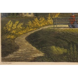 Engraving, signed DUBOIS.  by Moinat SA  – Antiques and decorative items –  Engravings, lithographs