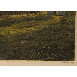 Engraving, signed DUBOIS.  by Moinat SA  – Antiques and decorative items –  Engravings, lithographs