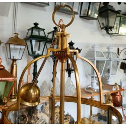 Lanterne ronde style Louis XVI en bronze
