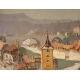 Tableau "Bern" signé R.Y. HAUSER