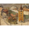 Tableau \"Bern\" signé R.Y. HAUSER