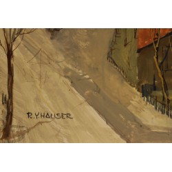 Tableau \"Bern\" signé R.Y. HAUSER