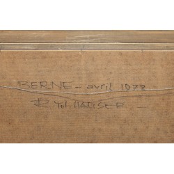 Tableau \"Bern\" signé R.Y. HAUSER