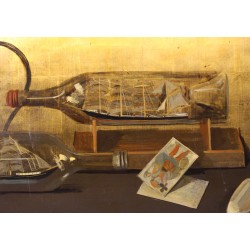 Tableau \"Souvenirs de Marin\" signé R.Y. HAUSER