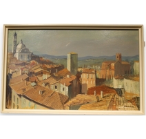 Tableau "Siena" signé R.Y. HAUSER
