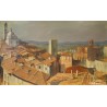 Tableau \"Siena\" signé R.Y. HAUSER