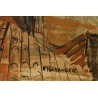 Tableau \"Siena\" signé R.Y. HAUSER