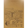 Gravure "Le marché au fromage" signée VUILLERMET