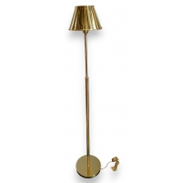 Lampadaire modèle "Vermont" en laiton poli