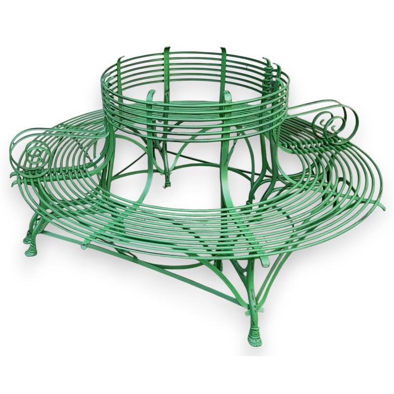  Banc d'arbre modèle Arras en fer forgé sur  Moinat SA  - Antiquités décoration