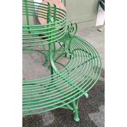  Banc d'arbre modèle Arras en fer forgé sur  Moinat SA  - Antiquités décoration