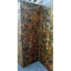 Six-panel screen made of Cordoba leather