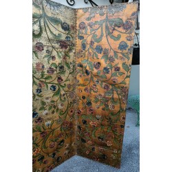 Six-panel screen made of Cordoba leather