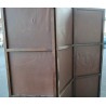 Six-panel screen made of Cordoba leather