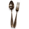 Cuillère et fourchette en métal argenté WMF