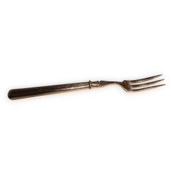 Fourchette en métal argenté