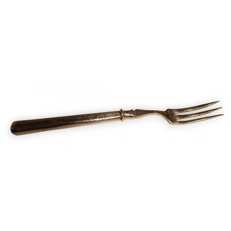Fourchette en métal argenté