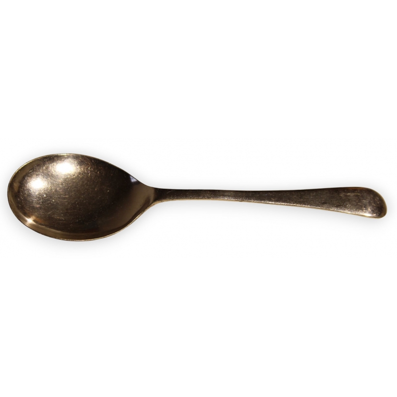 Cuillère à glace en métal argenté