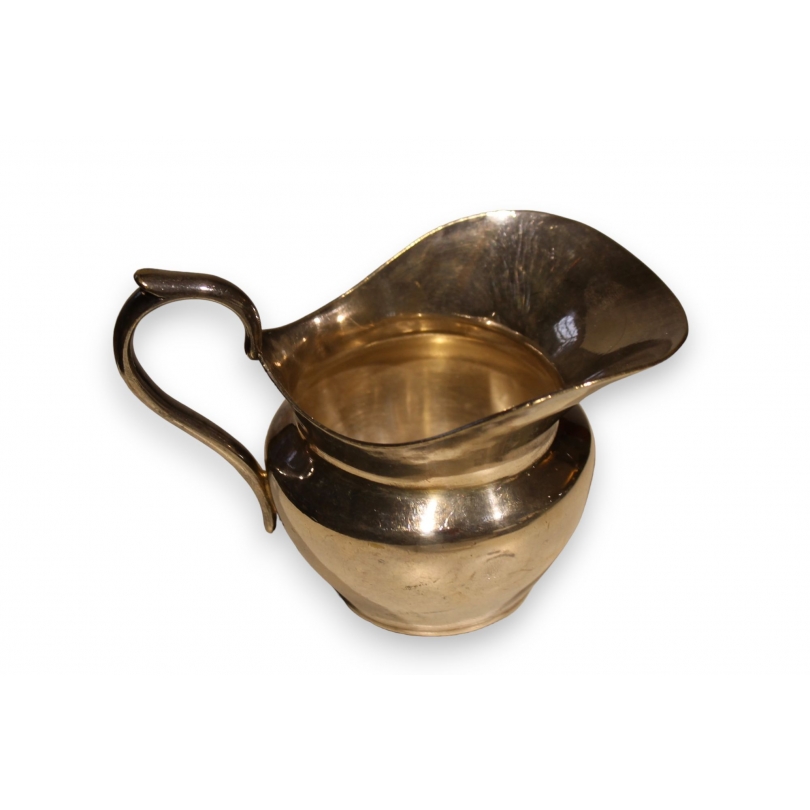 Pot à lait en métal argenté
