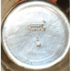 Pot à lait en métal argenté