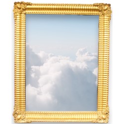  Miroir Napoléon III rectangulaire en bois doré sur  Moinat SA  - Antiquités décoration