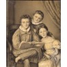 Dessin "Portrait de trois enfants"