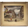 Aquarelle "Pont d'Arves" signé N. FERRERO