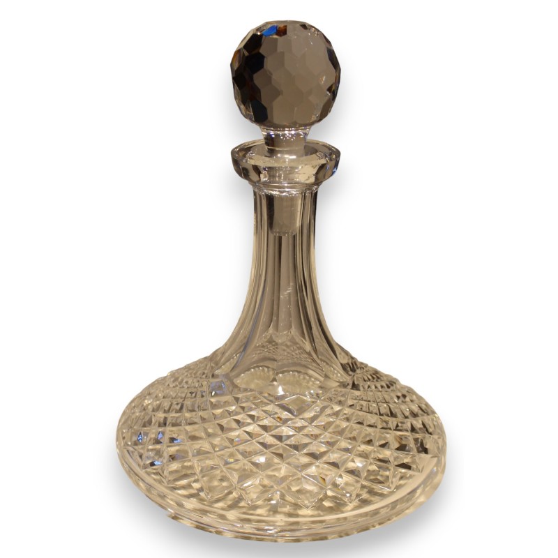 Cut crystal decanter