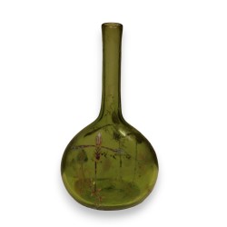 Vase bouteille en cristalerie GALLÉ