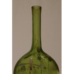 Vase bouteille en cristalerie GALLÉ
