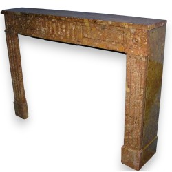 Louis XVI fireplace in Aleppo breccia marble from  Moinat SA  - Antiques and home décor