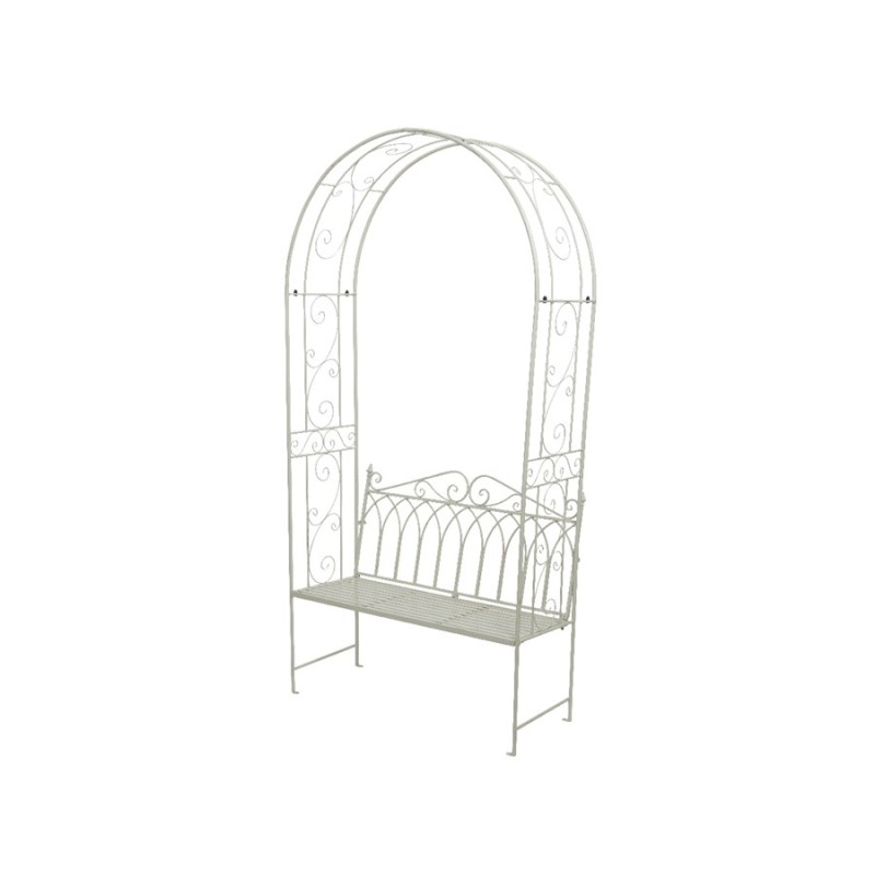 Banc de jardin Rockford avec pergola, beige