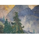 Painting "Peak and Pine Mounta