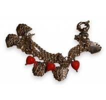 Bracelet en argent 925 Coeurs rose Folli Follie
