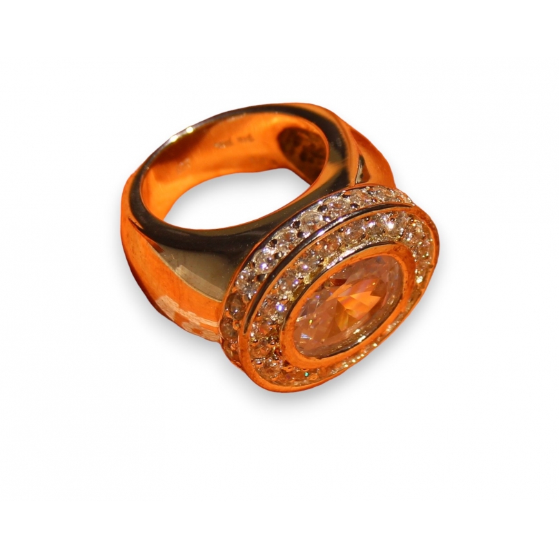 Bague en argent 925 avec diamants Folli Follie