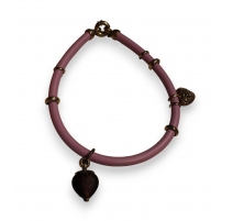 Collier en argent 925 Coeurs violet Folli Follie
