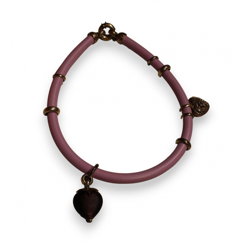 Collier en argent 925 Coeurs violet Folli Follie