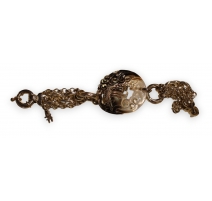 Bracelet en argent 925 Coquille Poisson